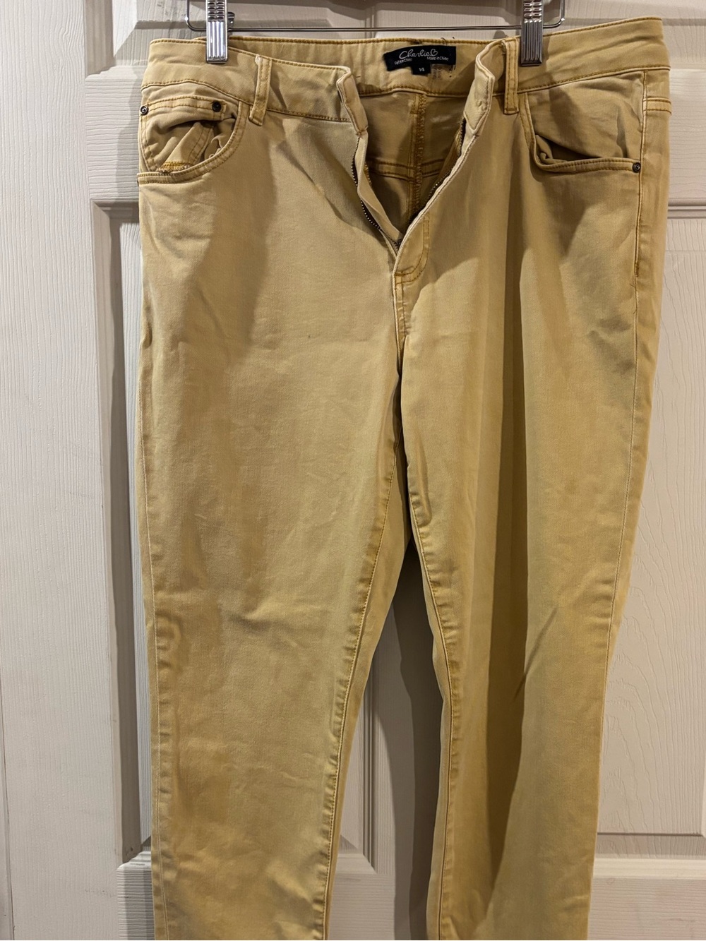 Slim Fit Light Mustard Jeans